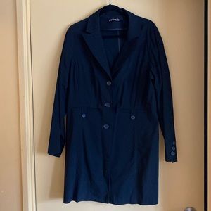 Long black suit jacket